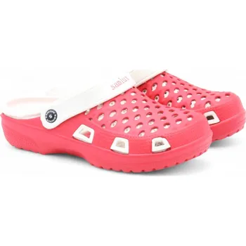 Dámské žabky SAMLUX® Dámské clogsy červené 369 Barva: Red, Velikost: 36