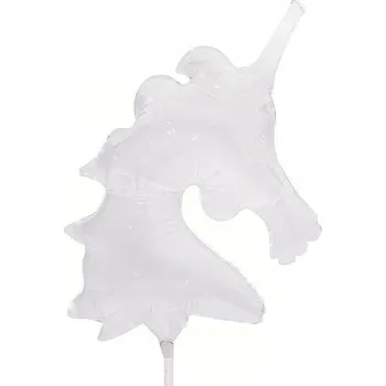 Balónek PRŮHLEDNÝ BALÓNEK 18" PRO KOMPOZICE - JEDNOROŽEC