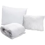 Celoroční přikrývka prošívaná 140 x 200 cm s polštářem CLASSIC 70 x 90 cm a polštářkem 40 x 50 cm 113054557