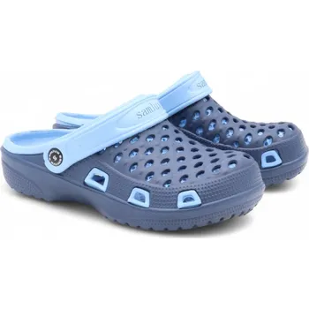 Dámské žabky SAMLUX® Dámské clogsy tmavě modrá 369 Barva: Navy, Velikost: 37