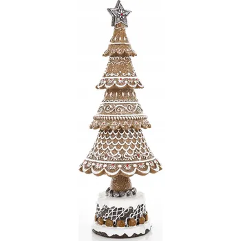 Vánoční dekorace Perníkový stromeček 42 cm vánoční ozdoba, dekorace