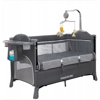 Dětská postýlka Cestovní postýlka Grande 70 x 126 cm šedá