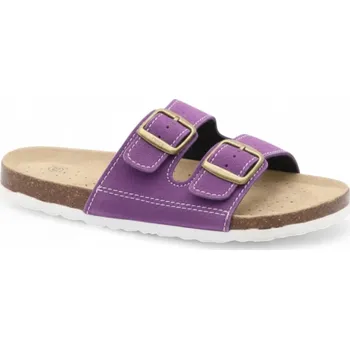 Dámské pantofle SAMLUX® Dámské korkové biopantofle fialové 9058-L8 Barva: Purple, Velikost: 40