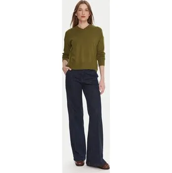 Dámský svetr United Colors Of Benetton Svetr 102HD4032 Zelená Relaxed Fit XL