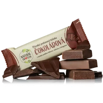 tyčinka NaturalProtein proteinová s kolagenem 50g čokoláda