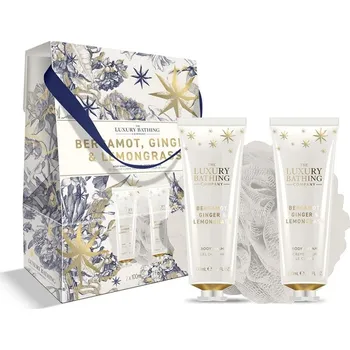 Kosmetická sada Grace Cole – Dárková sada Bergamot, Ginger & Lemongrass, 3 ks