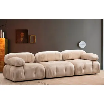 Pohovka Trojmístná pohovka Bubble 3 Seater ( L1-O1-1R) - Velvet