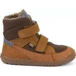 Zimní vysoké barefoot boty Froddo Up tex winter cognac 28