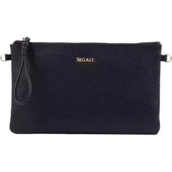 SEGALI Dámská kožená taška přes rameno 250532 černá