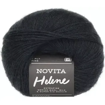 Příze Novita Helene 991 Černá (Luxusní hřejivá příze Helene Schatten )