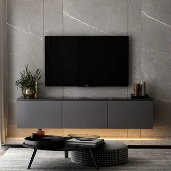 Televizní stolek TV stolek Neon Illuminated - Anthracite