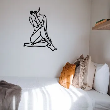 Věšák Dekorativní kovový doplněk na zeď Eve