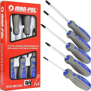 Šroubovák Šroubováky TORX, 5ks, CrV MAR-POL