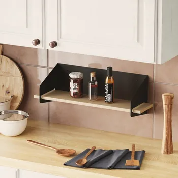 police Nástěnná police Long Arm - Black