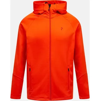 Pánská mikina Pánská Mikina PEAK PERFORMANCE M RIDER ESSENTIALS ZIP HOOD G80573090_R35 – Vínová 2XL