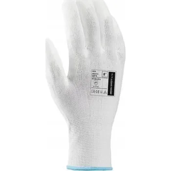 Pracovní rukavice Rukavice pracovní BUCK, velikost 7, bílé