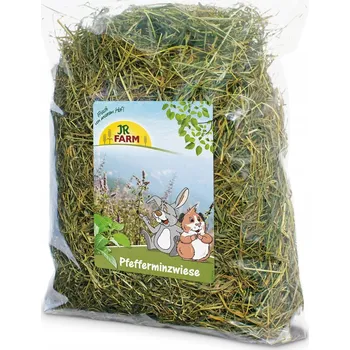 Krmivo pro hlodavce JR Farm Seno s mátou 500 g