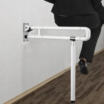 Sklopné madlo pro invalidy s nohou fi 60 x 70 cm bílé