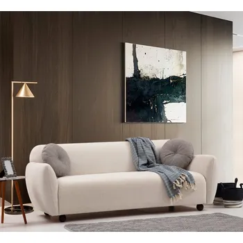 Pohovka Třímístná pohovka Eddy 223 cm krémová