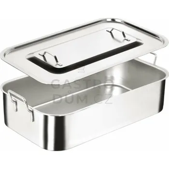 Hrnec PADERNO pekáč s pevnými uchy a poklicí (610 x 430, v=150 mm)