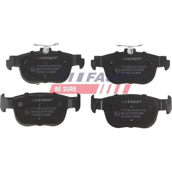 Brzdová destička Sada brzdových destiček, kotoučová brzda FAST FT10182