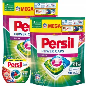 Kapsle na praní Persil Power Caps sada Kapsle na barevné prádlo, ks + Dárek