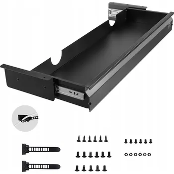 Obdélníkový stůl Vevor 24 x 10,7 x 10,7 cm černý