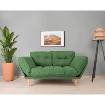 Pohovka Trojmístná rozkládací pohovka Nina Daybed - Green GR106