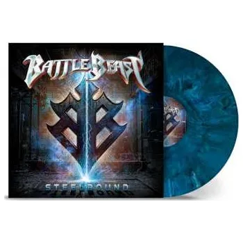 Zahraniční hudba LP Battle Beast: Steelbound CLR | LTD 2025 Coloured Blue White Dark Green & Black Marbled Vinyl Limited Indie Exclusive Edition