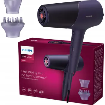 Fén Fén na vlasy Philips Series 5000 BHD514/00 2300 W Ionizace Fialový