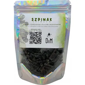 Krmivo pro rybičky DIM Špenátové tyčinky 30g Přírodní Krmivo pro Ryby a Korýše v Akváriu