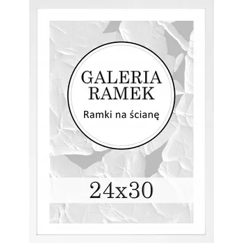 Obraz Rámeček 24x30 cm Bílý dřevěný Rámeček