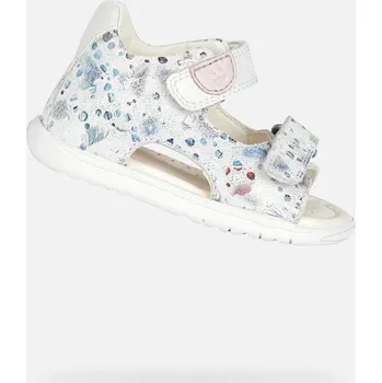 Dívčí obuv Dívčí boty první kroky GEOX MACCHIA KRÉMOVÁ KRÉMOVÁ 22