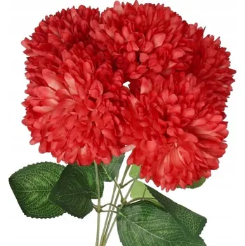 umělá květina CHRYZANTÉMA V KYTICI UMĚLÉ KVĚTINY JAKO ŽIVÉ 45 CM VELKÝ OZDOBNÝ