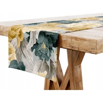 ubrus Běžec na stůl Kortina, vícebarevný květinový vzor, 40x160 cm