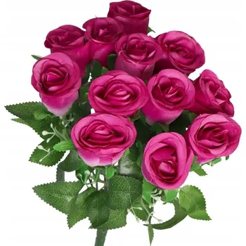 umělá květina UMĚLÉ KVĚTY ROSTLINY RŮŽE KYTICE HUSTÁ XXL DOMÁCÍ DEKORACE