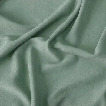 Látka na závěsy hladká 290 cm Velurová látka na závěsy a povlaky na polštáře Máta Š