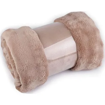Deka bubble fleece 150x200 cm - 3 béžová