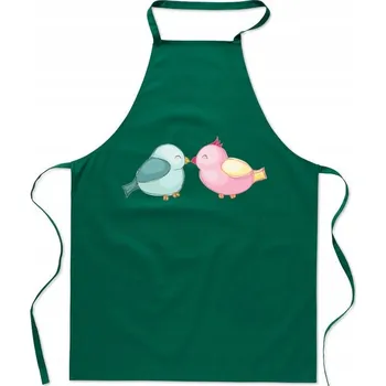 Kuchyňská zástěra KUCHYŇSKÁ ZÁSTĚRA VALENTÝN SLADKÉ PTÁČKY SKVĚLÝ DÁREK LÁSKA