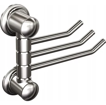 Věšák Věšák s pohyblivým ramenem na kolíčky Andex stříbrný