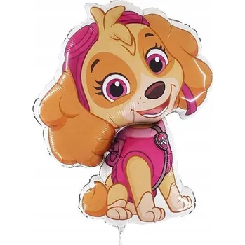 Balónek Fóliový balónek PES RŮŽOVÝ Tlapková patrola Skye 35 cm