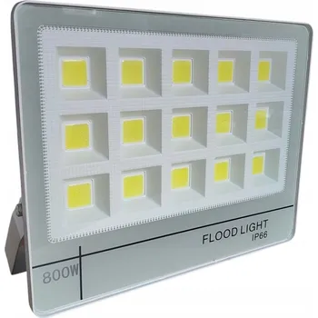 HALOGENOVÁ LED LAMPA 800W REFLEKTOR STAVEBNÍ ZAHRADNÍ SKLADOVÁ BÍLÁ NOVÁ