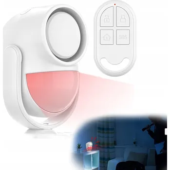 BEZDRÁTOVÝ ALARM S POHYBOVÝM ČIDLEM A SIRÉNOU 125dB PRO DŮM