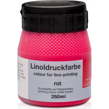 Speciální výtvarná barva Barva na linoryt AMI 250 ml - červená