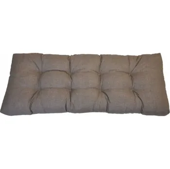 Podsedák Opěradlový polstr na paletu 120x50 šedý melír