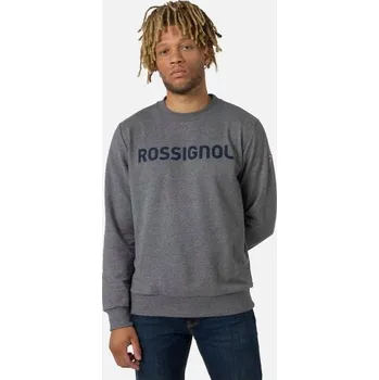 Pánská mikina Rossignol LOGO SWEAT RN FL mikina šedá XL