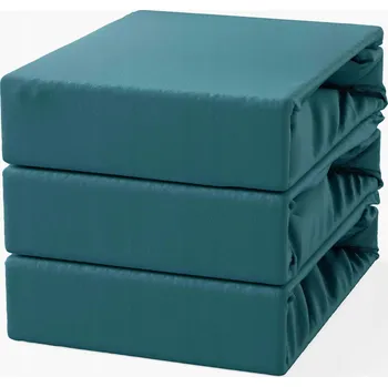 Prostěradlo Prostěradlo Bavlněné s Gumou 140x200 Tmavě Modré