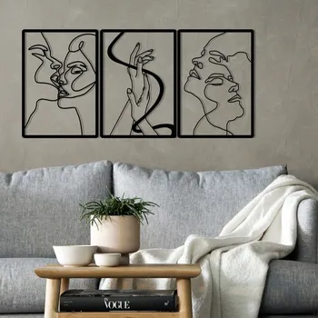 Dekorativní kovový doplněk na zeď The Unity Of Love