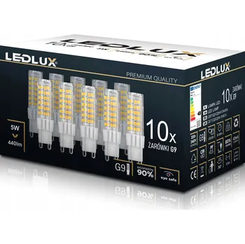 Žárovka Sada 10x LED žárovek Led-lux G9 5W 440lm teplá bílá