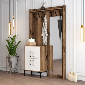 Předsíňová stěna Předsíňová stěna Berlin BC - Walnut, White